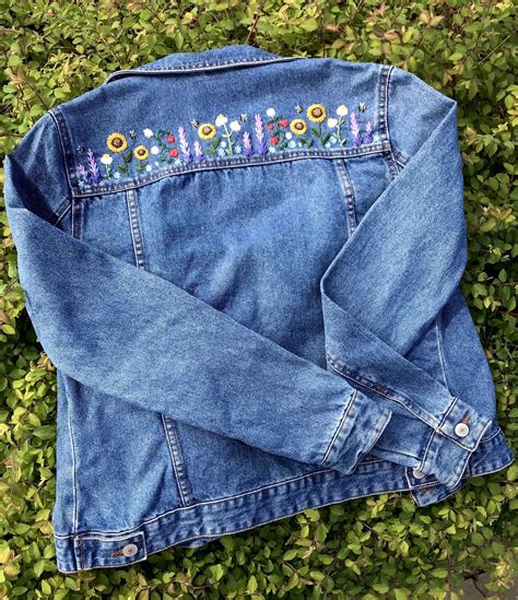 Monogram Flower Mosaic Denim Jacket 